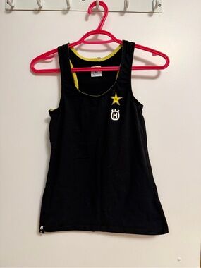 Women’s husqvarna Black Tank Top like new